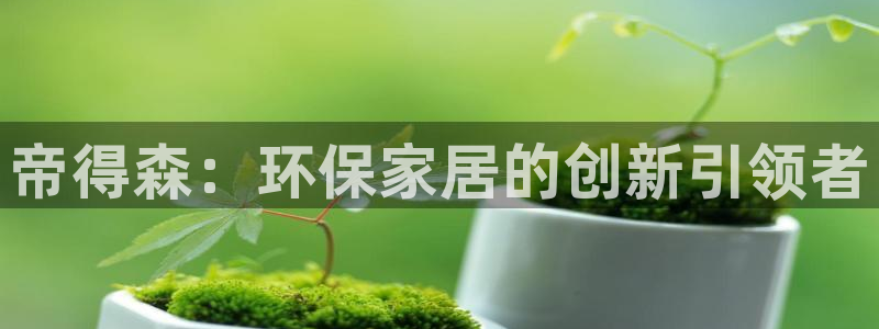 沐鸣平台注册问一问：帝得森：环保家居的创新引领者