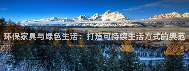 沐鸣注册开户：环保家具与绿色生活：打造可持续生活方式的典范